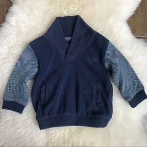 Mayoral Fleece Navy Blue Sweater